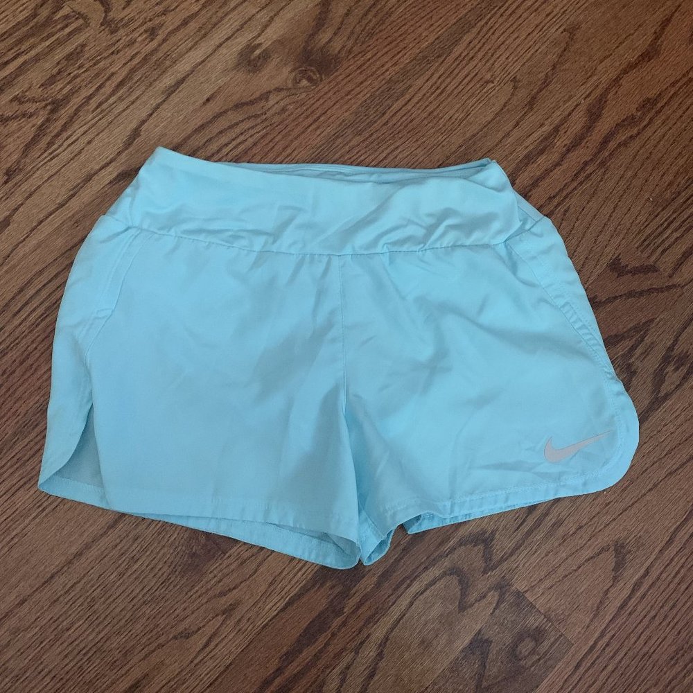 XS light blue Nike eclipse running shorts